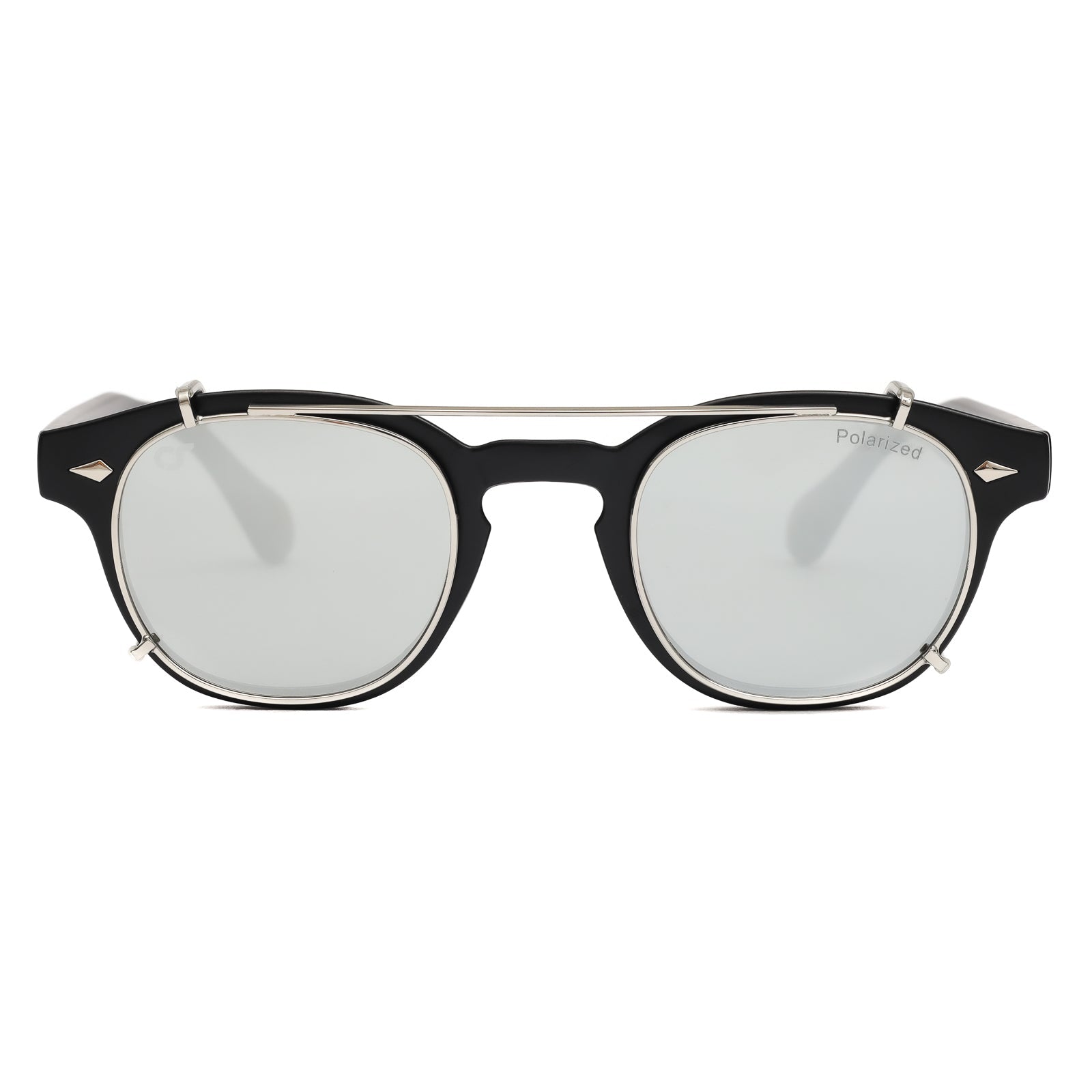 OCCHIALE DA SOLE UOMO OS SUNGLASSES - BERLINO NERO CLIP MIRROR