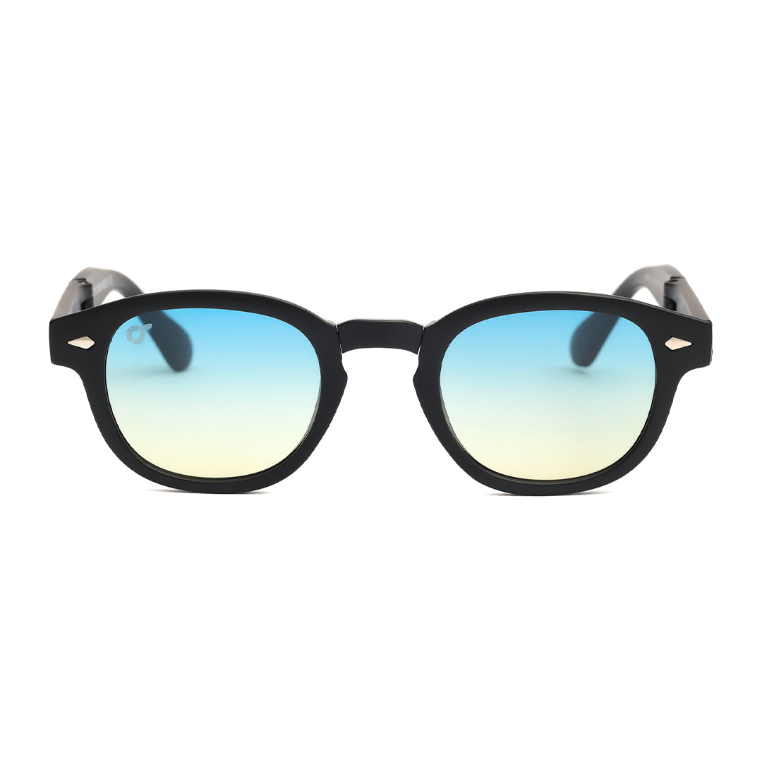 OCCHIALE DA SOLE UOMO OS SUNGLASSES - BERLINO PIEGHEVOLE BLU FUMÈ