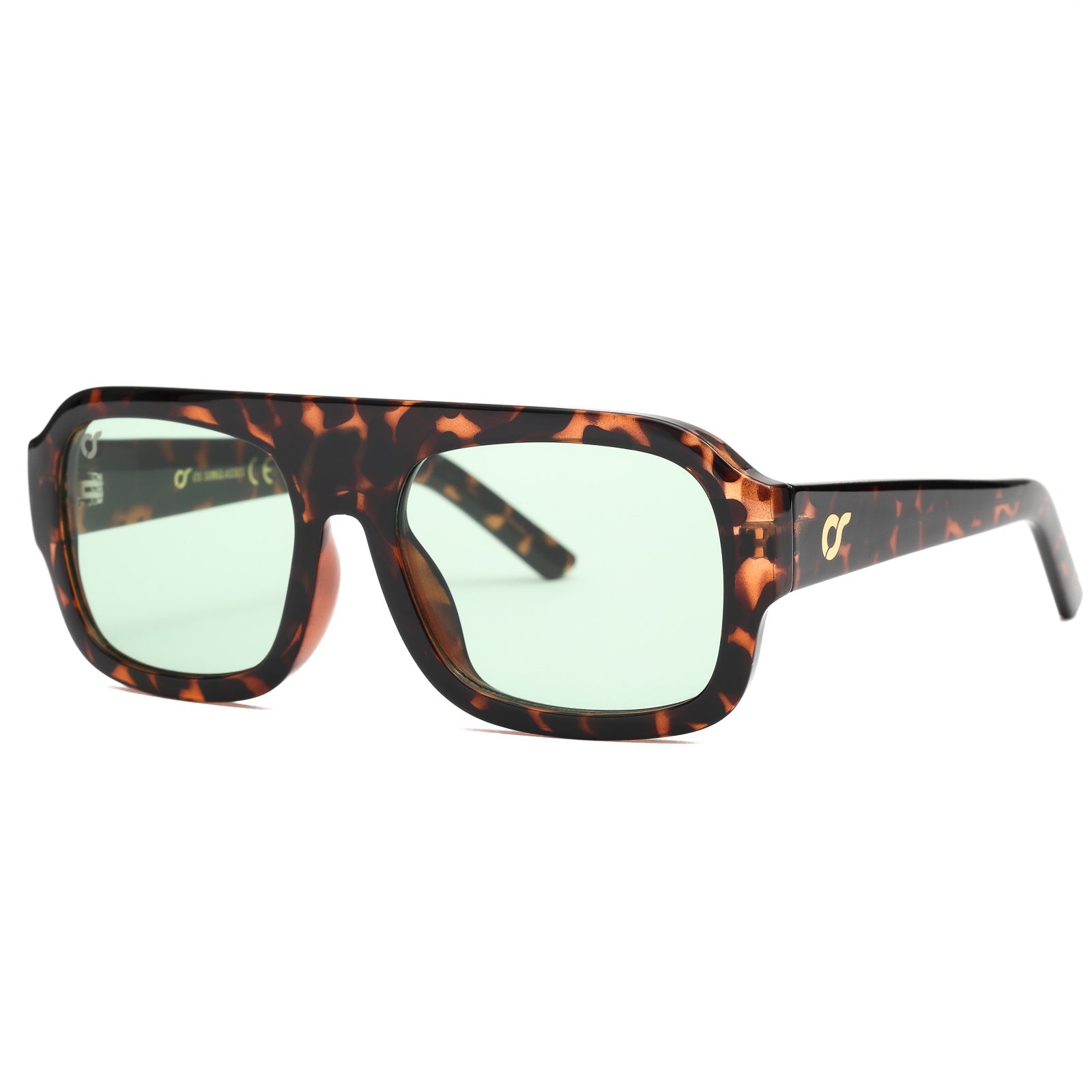 OCCHIALE DA SOLE UOMO OS SUNGLASSES - ROMA TARTARUGATO VERDE