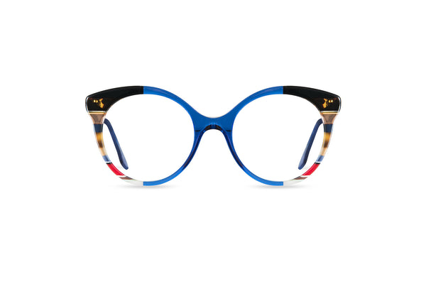 OCCHIALI DA VISTA MODELLO LAGGIO DONNA | ULTRA LIMITED ULLABL BLU - CALIBRO 50