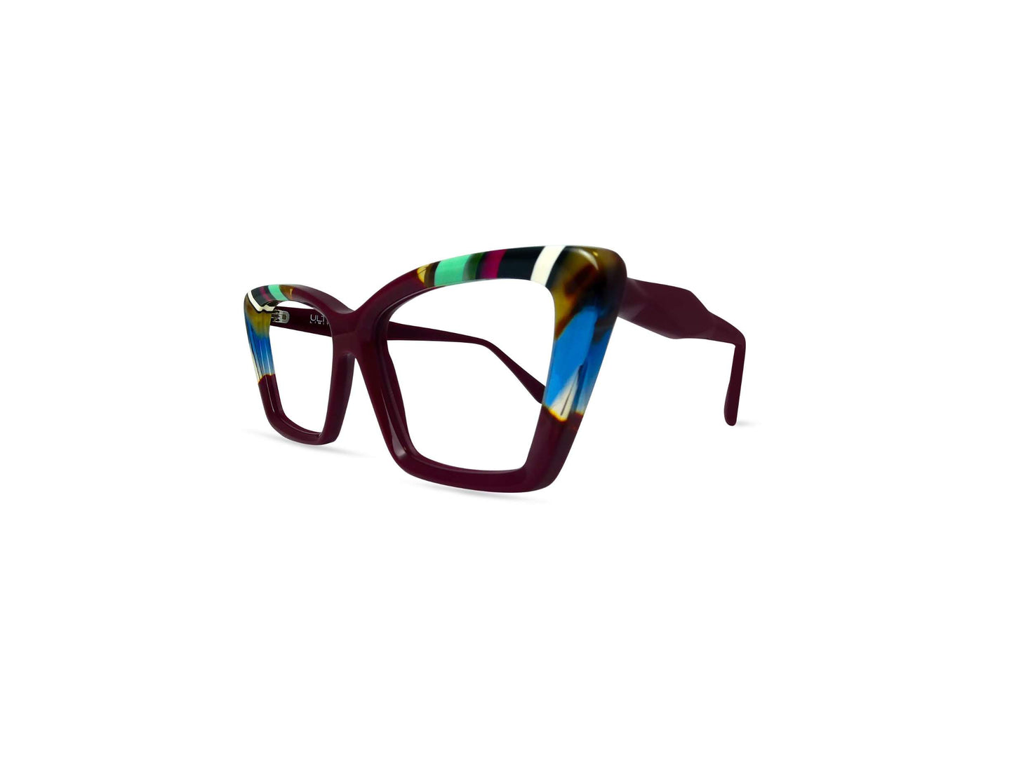 OCCHIALI DA VISTA MODELLO LICATA DONNA | ULTRA LIMITED ULLICBX BORDEAUX - CALIBRO 55