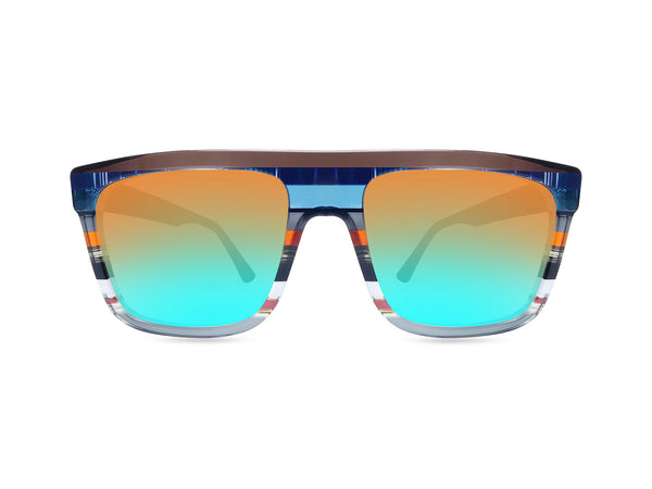 OCCHIALI DA SOLE MODELLO MARETTIMO SUN UOMO | ULTRA LIMITED ULSMRRIGHE RIGHE - CALIBRO 58