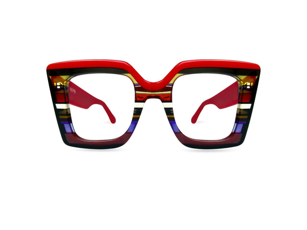 OCCHIALI DA VISTA MODELLO OSTUNI DONNA | ULTRA LIMITED ULOTRO ROSSO - CALIBRO 48
