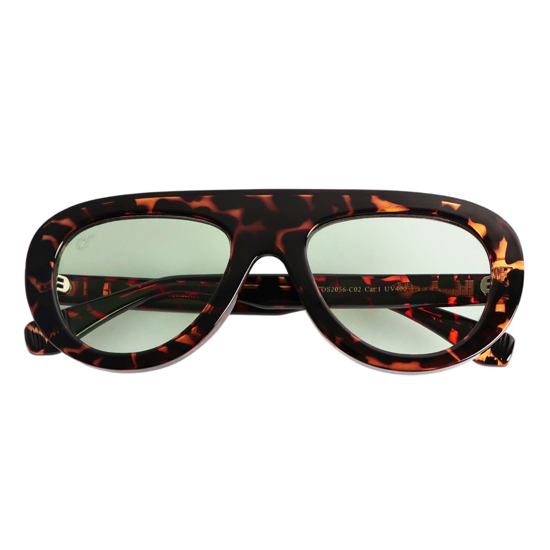 OCCHIALE DA SOLE UOMO OS SUNGLASSES - LIMA TARTARUGATO VERDE