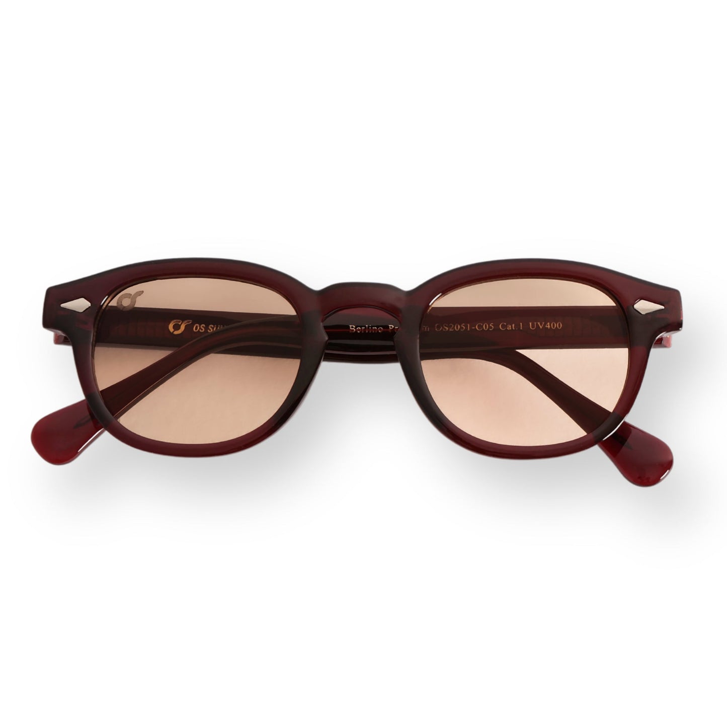 OCCHIALE DA SOLE UOMO OS SUNGLASSES - BERLINO PREMIUM VINO GIALLO