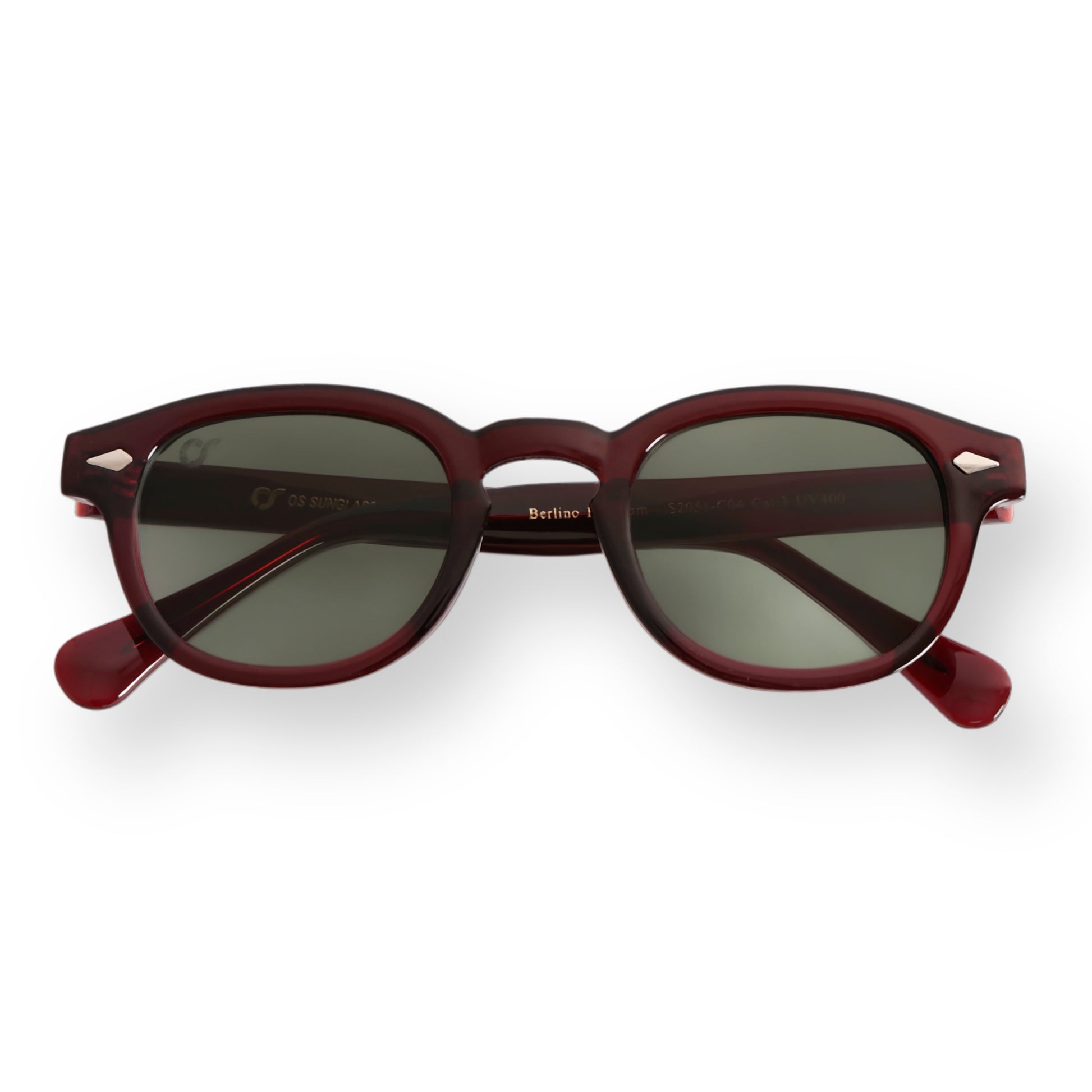 OCCHIALE DA SOLE DONNA OS SUNGLASSES - BERLINO PREMIUM VINO PETROLIO