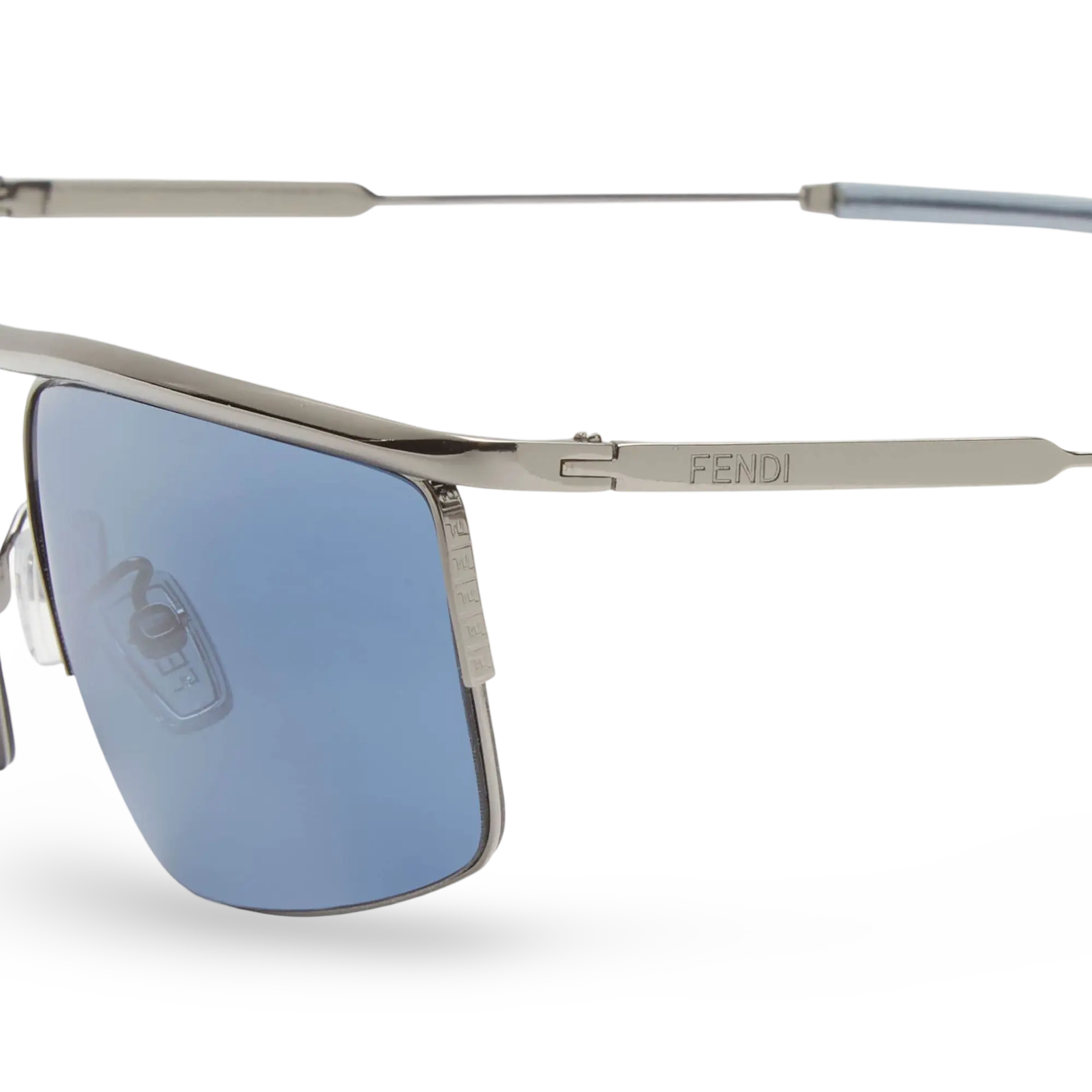 OCCHIALI DA SOLE RETTANGOLARI ARGENTO - 60-16-145 MM