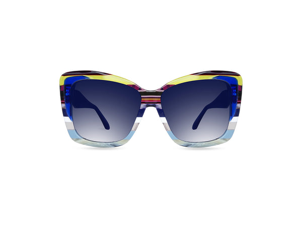 OCCHIALI DA SOLE MODELLO PELLESTRINA SUN DONNA | ULTRA LIMITED ULSPELBL BLU - CALIBRO 58