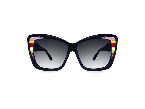 OCCHIALI DA SOLE MODELLO PELLESTRINA SUN DONNA | ULTRA LIMITED ULSPELNE NERO - CALIBRO 58