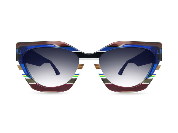 OCCHIALI DA SOLE MODELLO PIANA DONNA | ULTRA LIMITED ULSPNBL BLU - CALIBRO 56