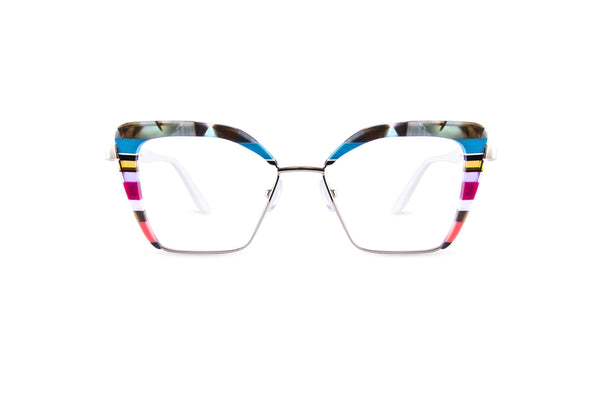 OCCHIALI DA VISTA MODELLO POSILLIPO DONNA | ULTRA LIMITED ULPOSBI BIANCO - CALIBRO 52