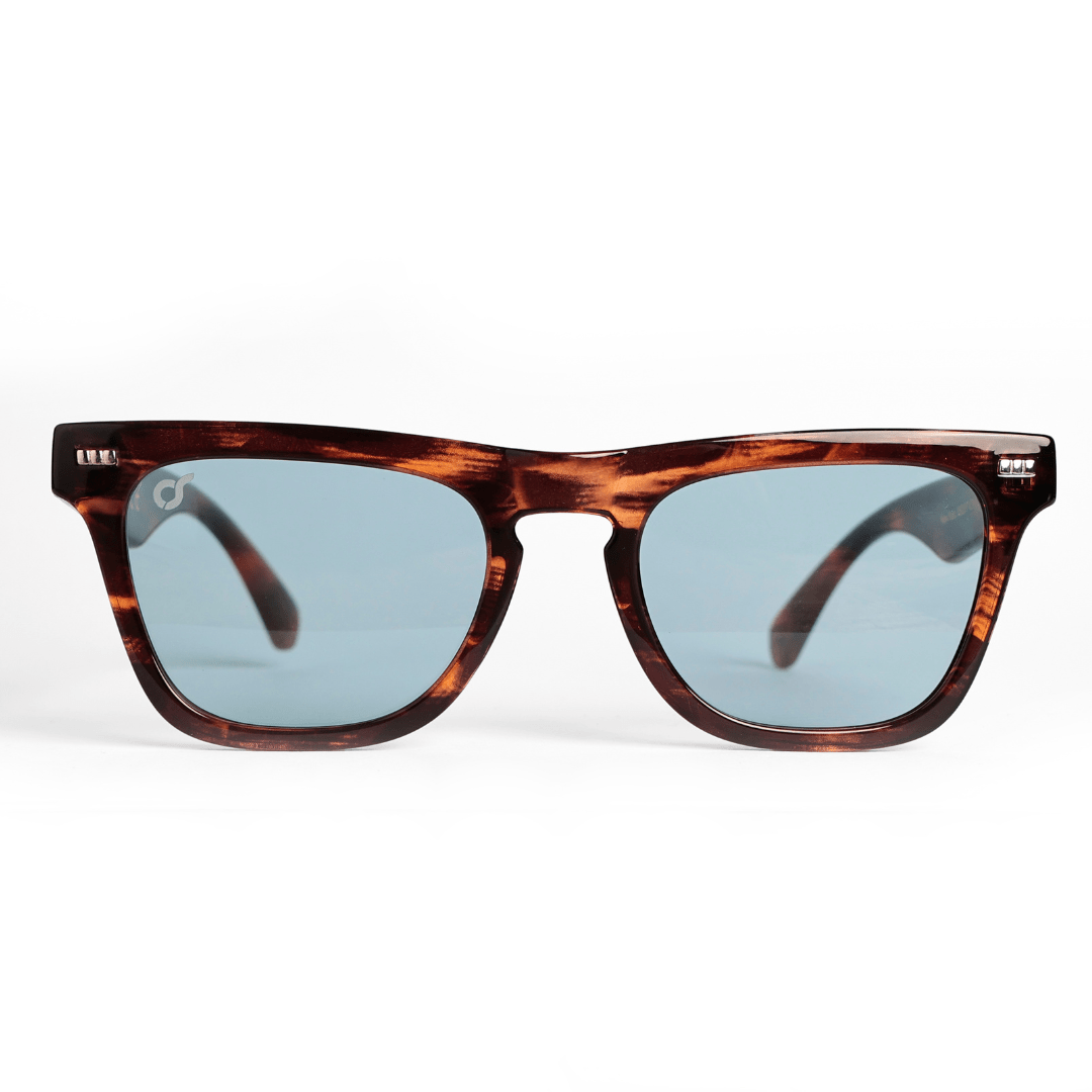 OCCHIALE DA SOLE UOMO OS SUNGLASSES - NEW YORK HAVANA BLU