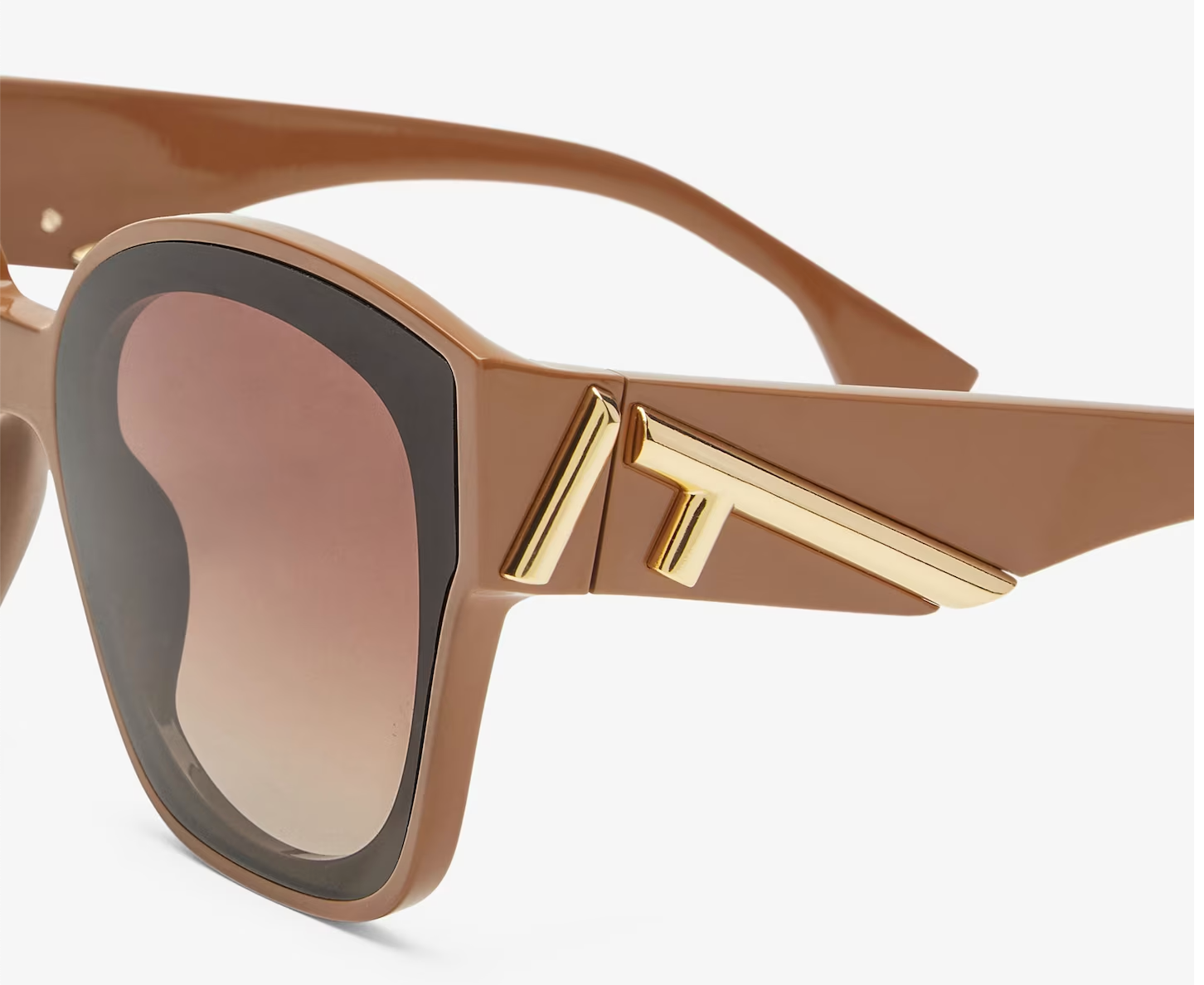 Fendi First Caramel acetate sunglasses