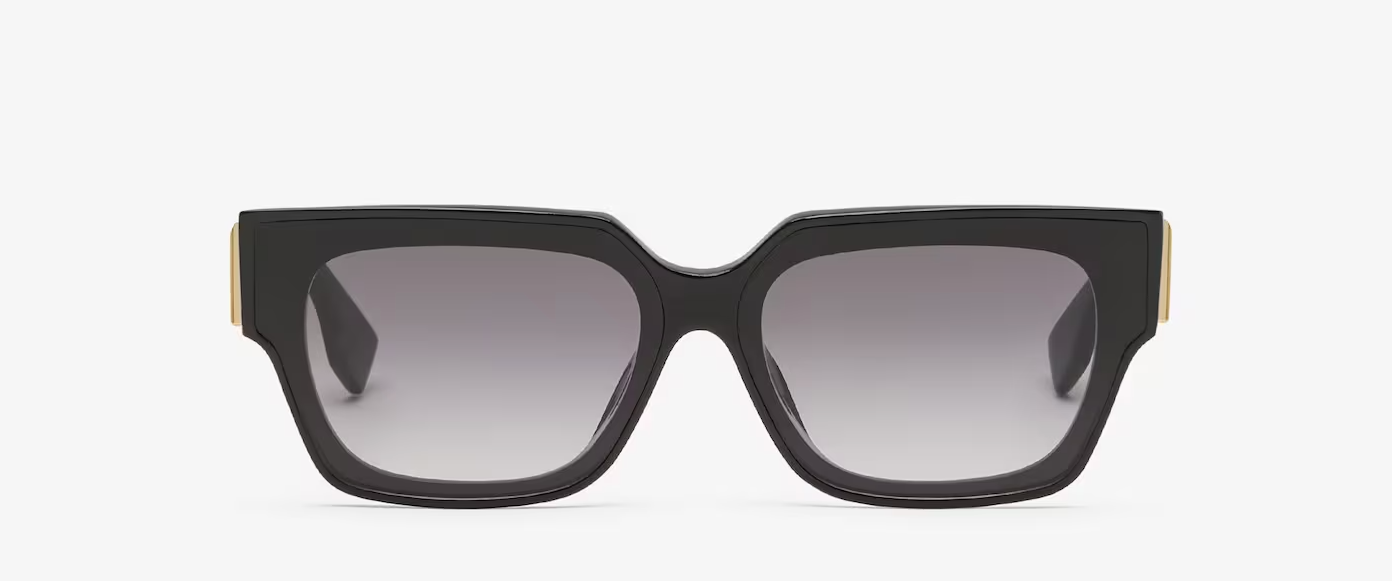 Fendi First sunglasses in black acetate 