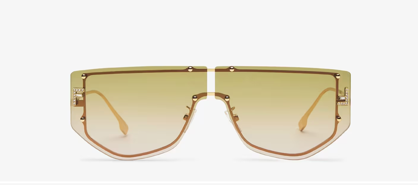 Fendi First Mask sunglasses with two-tone gradient lenses