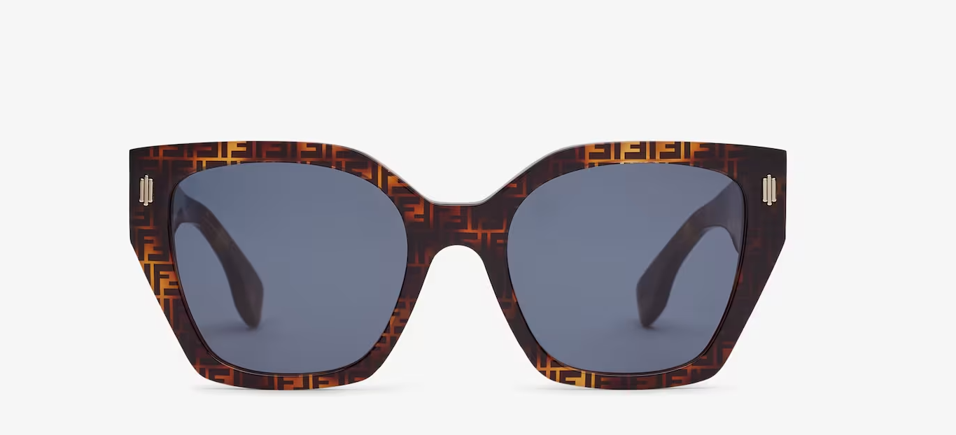 Fendi Bold Occhiali da sole in acetato havana