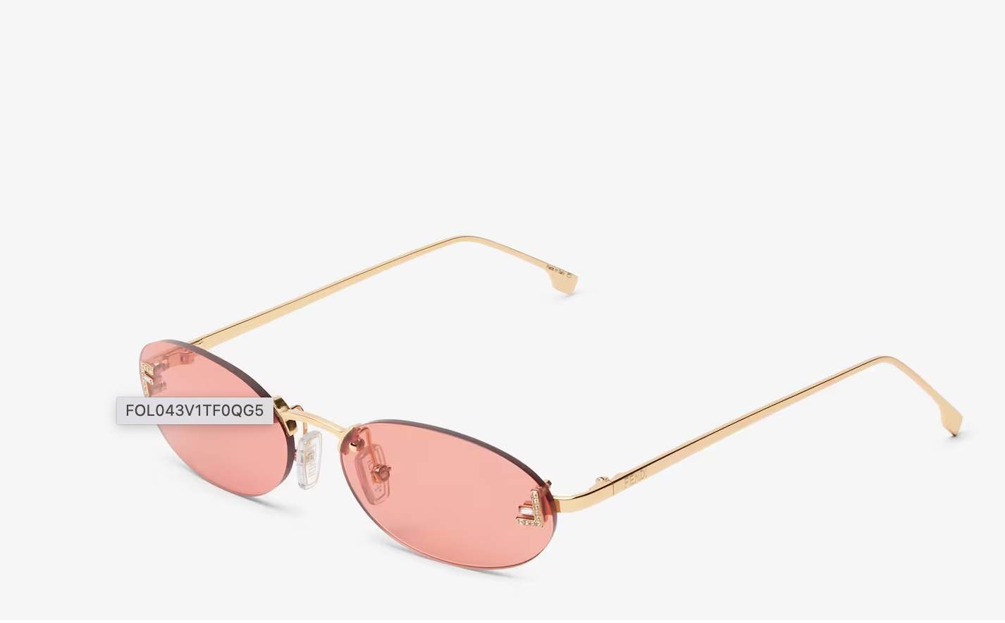 Fendi First Sunglasses Parade red