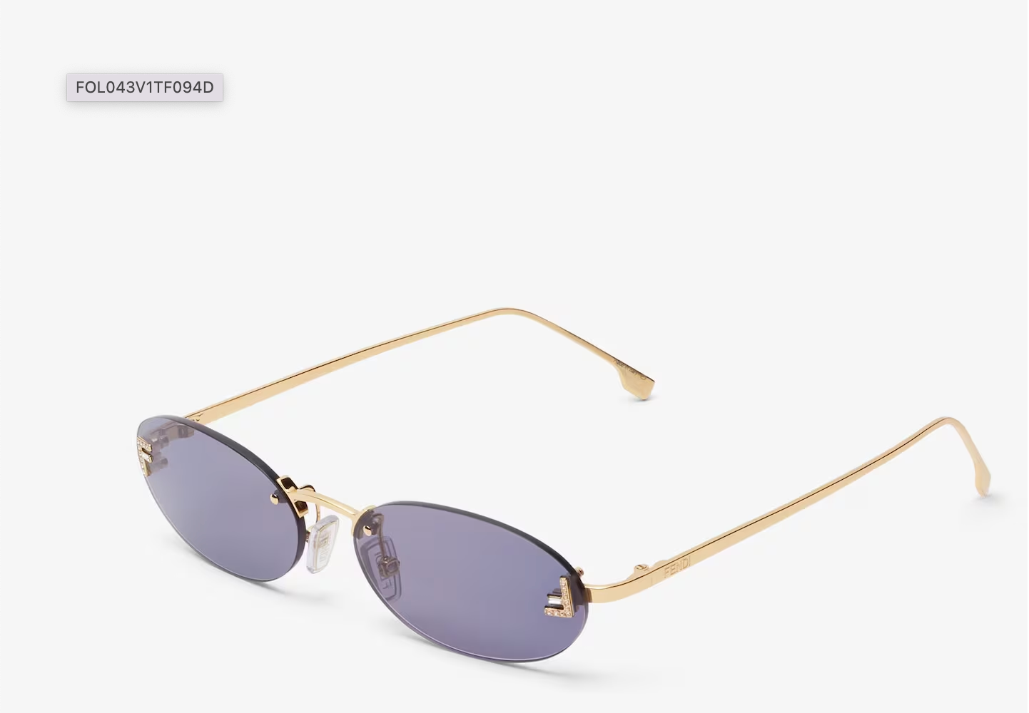Fendi First Sunglasses Blue Parade