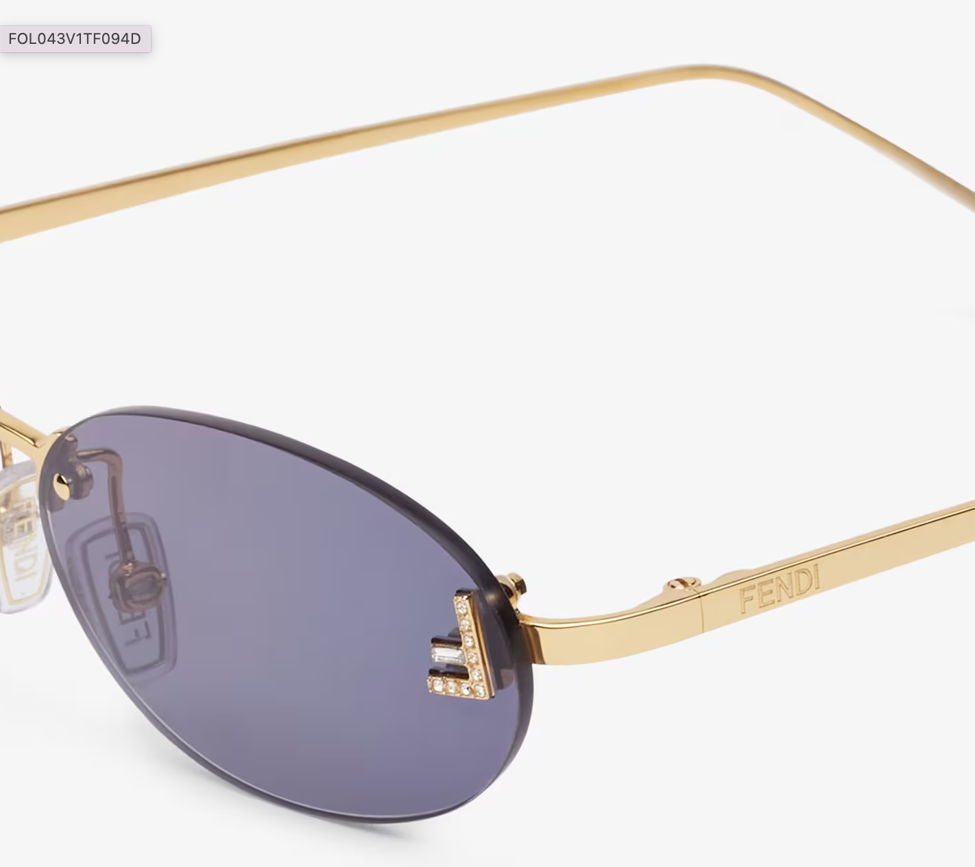 Fendi First Sunglasses Blue Parade
