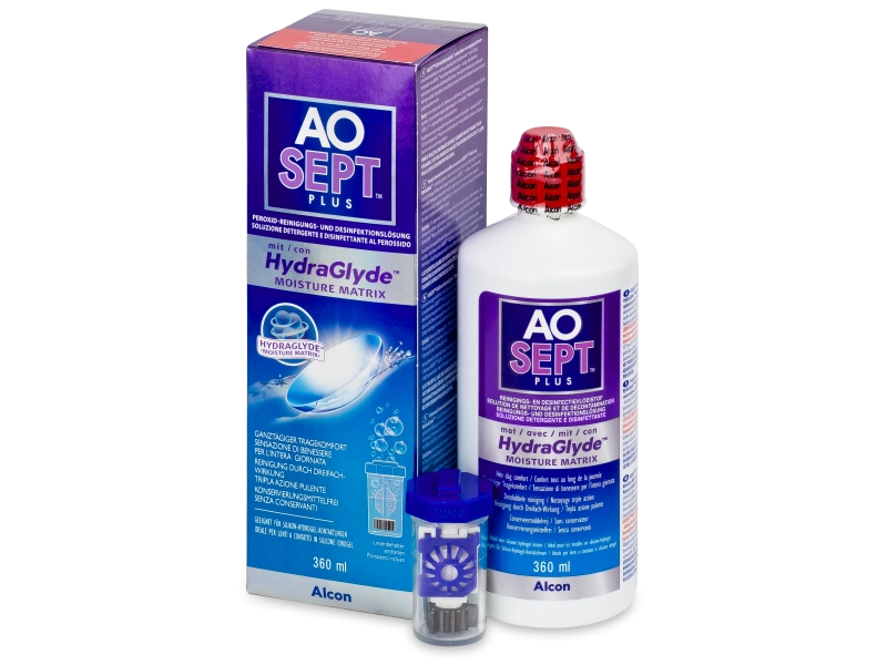 Soluzione AO SEPT PLUS HydraGlyde 360 ml
