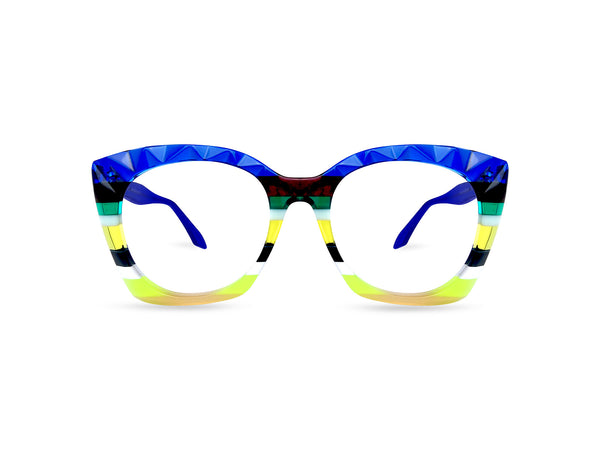 OCCHIALI DA VISTA MODELLO TORTONA DONNA | ULTRA LIMITED ULTORBL BLU - CALIBRO 53