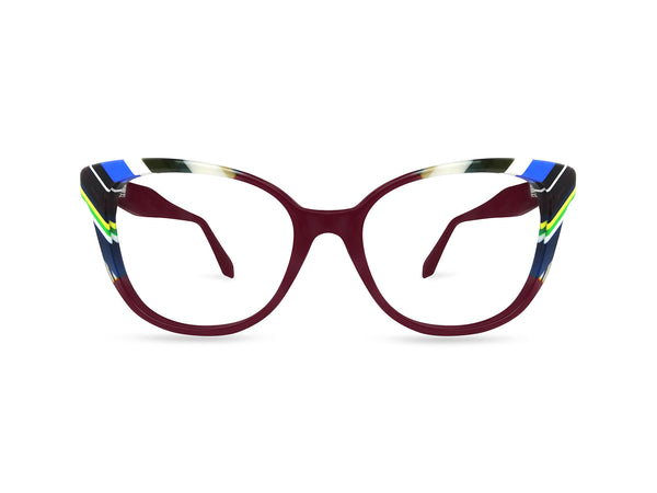 OCCHIALI DA VISTA MODELLO ALBISSOLA DONNA | ULTRA LIMITED ULALBBX BORDEAUX - CALIBRO 53