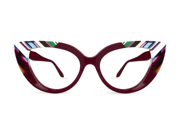 OCCHIALI DA VISTA MODELLO COURMAYEUR DONNA | ULTRA LIMITED ULCOUBX BORDEAUX - CALIBRO 53