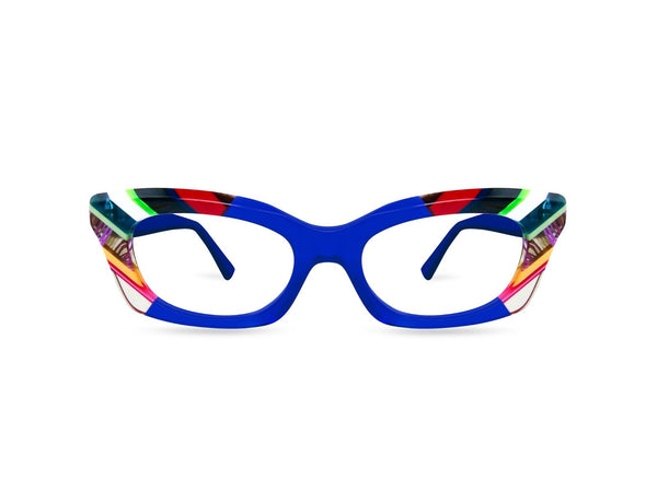 OCCHIALI DA VISTA MODELLO ISERNIA DONNA | ULTRA LIMITED ULISBL BLU - CALIBRO 52