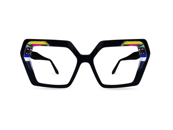 OCCHIALI DA VISTA MODELLO VALEGGIO DONNA | ULTRA LIMITED ULVGNE NERO - CALIBRO 55