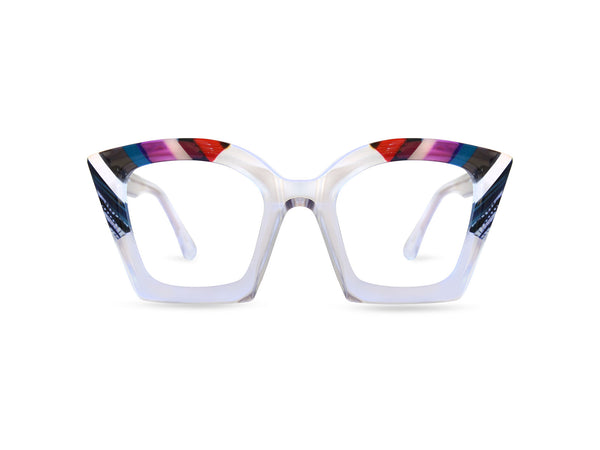 OCCHIALI DA VISTA MODELLO VENTIMIGLIA DONNA | ULTRA LIMITED TRASPARENTE - CALIBRO 51