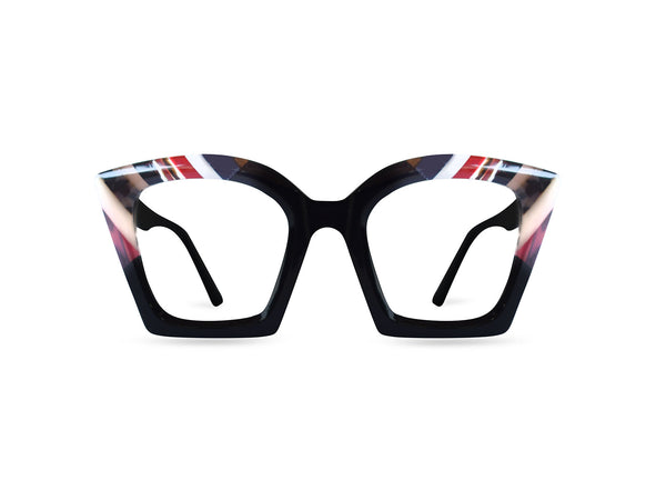 OCCHIALI DA VISTA MODELLO VENTIMIGLIA DONNA | ULTRA LIMITED NERO - CALIBRO 51