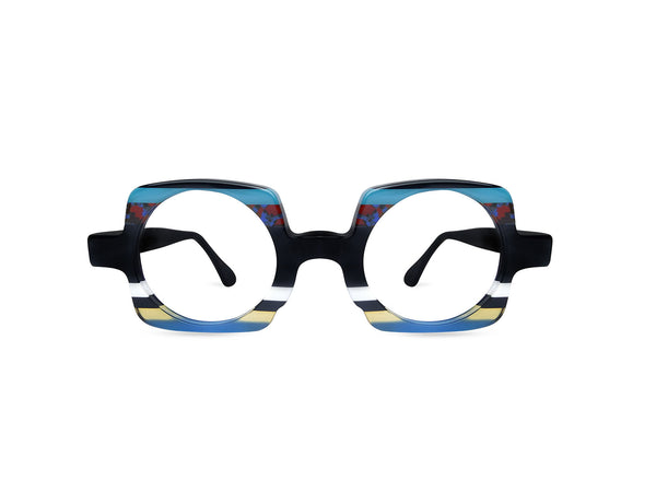 OCCHIALI DA VISTA MODELLO VENTOTENE UOMO | ULTRA LIMITED NERO - CALIBRO 44