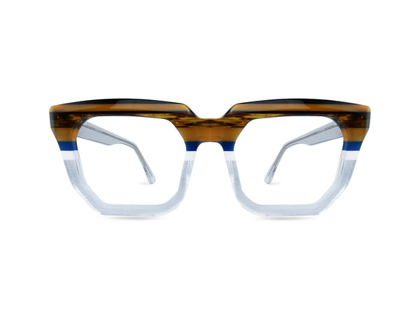 OCCHIALI DA VISTA MODELLO VITERBO UOMO | ULTRA LIMITED TRASPARENTE - CALIBRO 53
