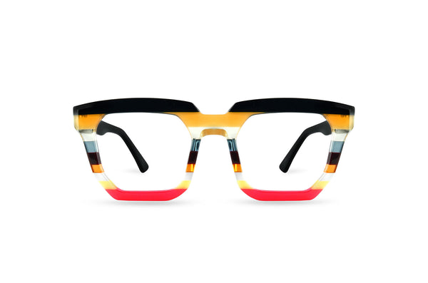 OCCHIALI DA VISTA MODELLO VITERBO UOMO | ULTRA LIMITED RIGHE - CALIBRO 53
