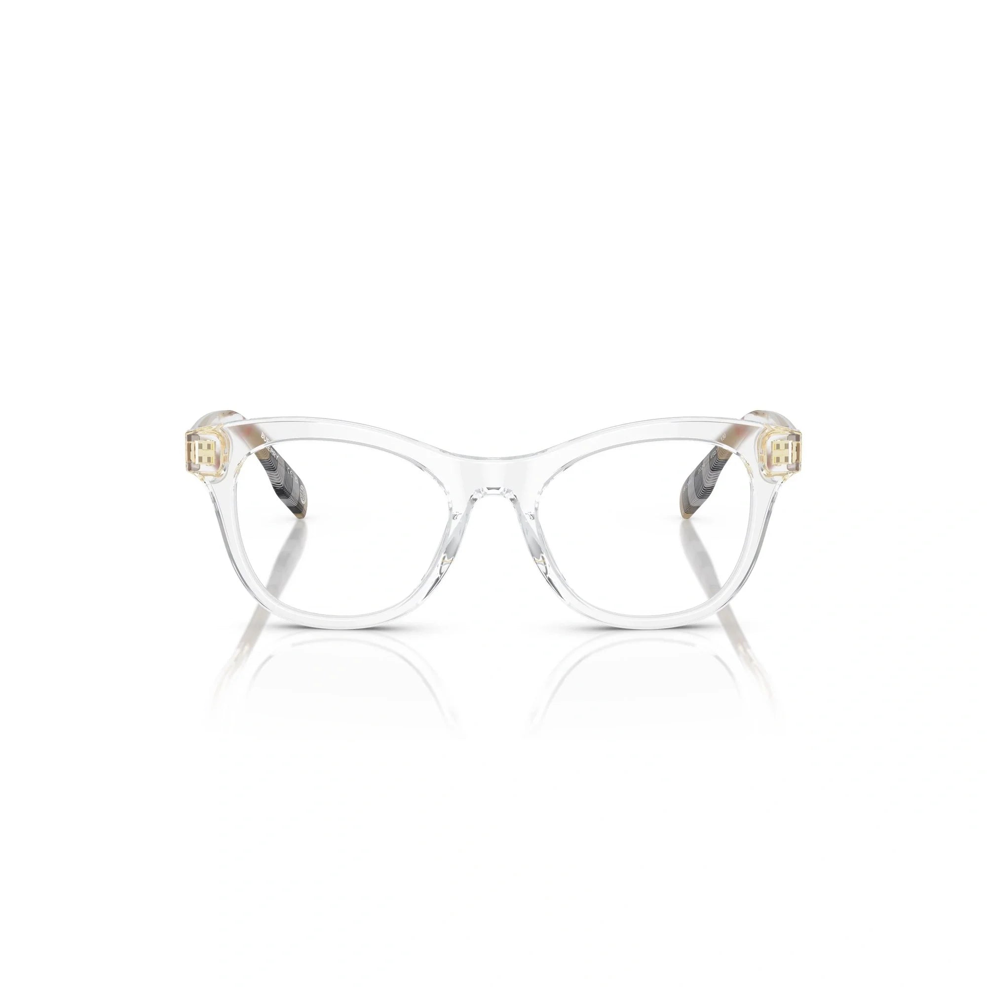 BURBERRY JB 2007 - 3024 TRASPARENTE SU MOTIVO VINTAGE CHECK | OCCHIALE DA VISTA BAMBINA | CALIBRO 46