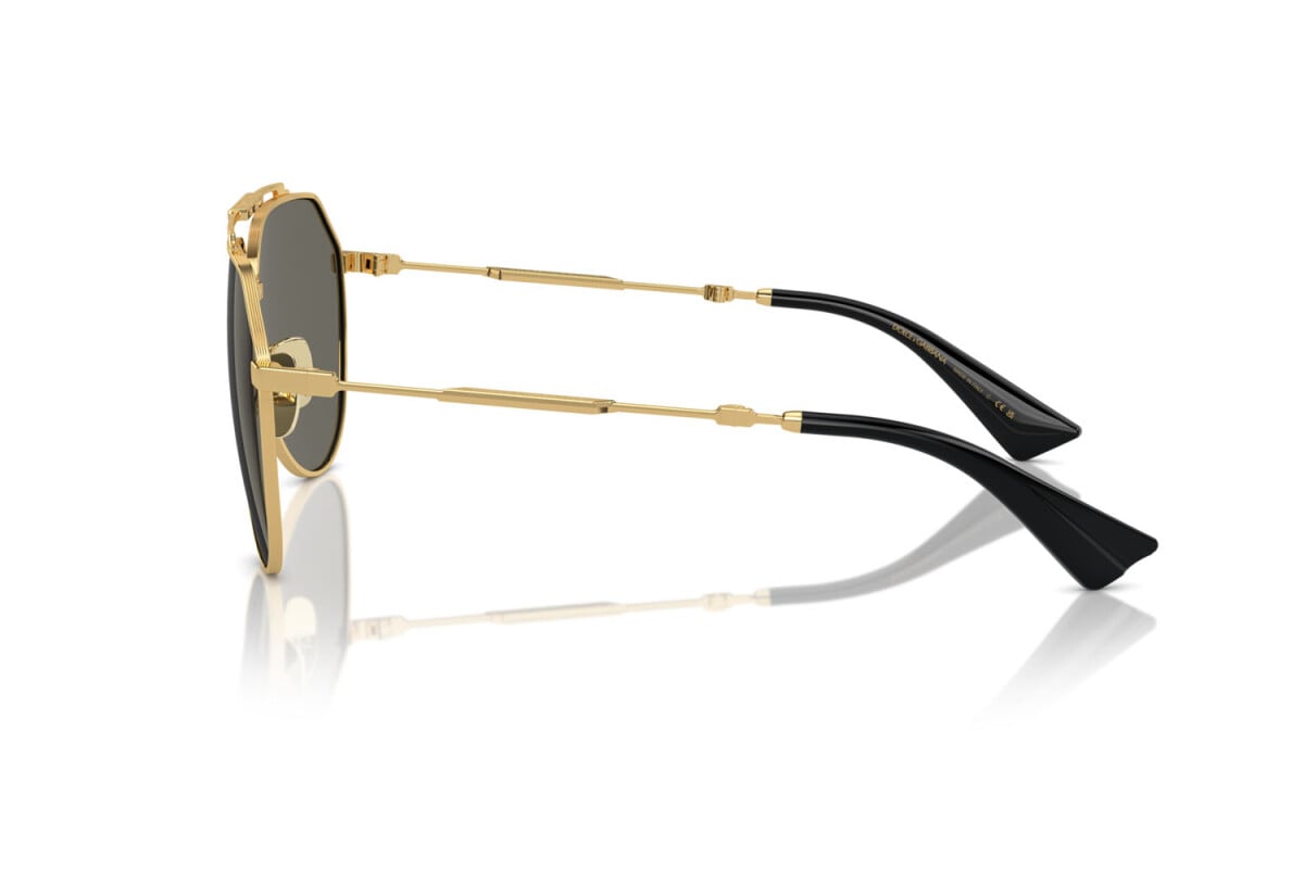 DOLCE & GABBANA - 02/R5 ORO | OCCHIALE DA SOLE UOMO - DG 2302 CALIBRO 60