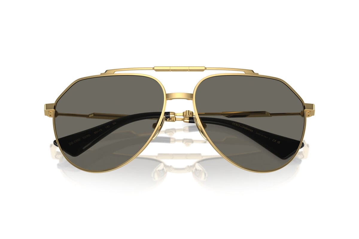 DOLCE & GABBANA - 02/R5 ORO | OCCHIALE DA SOLE UOMO - DG 2302 CALIBRO 60