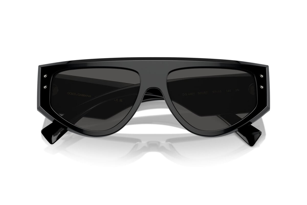 DOLCE & GABBANA - 501/87 NERO | OCCHIALE DA SOLE UOMO - DG 4461 CALIBRO 57