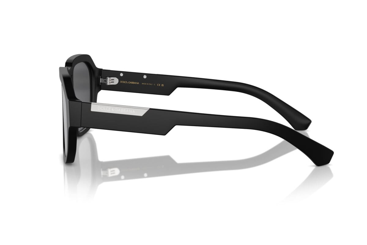 DOLCE & GABBANA - 25256G NERO OPACO | OCCHIALE DA SOLE UOMO - DG 4464 CALIBRO 56