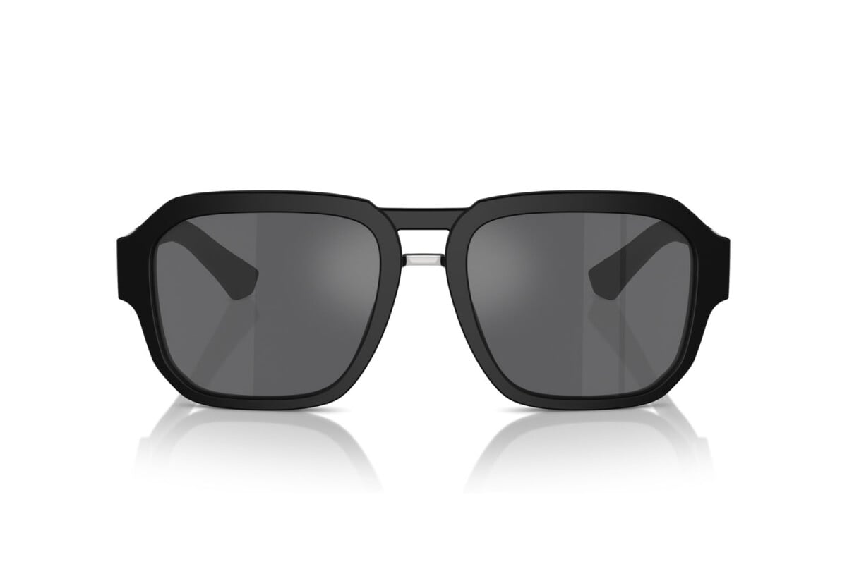 DOLCE & GABBANA - 25256G NERO OPACO | OCCHIALE DA SOLE UOMO - DG 4464 CALIBRO 56