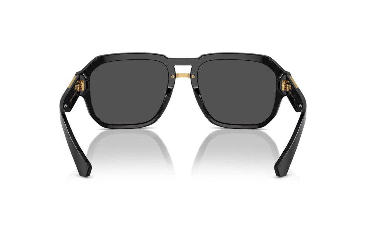 DOLCE & GABBANA - 501/87 NERO | OCCHIALE DA SOLE UOMO - DG 4464 CALIBRO 56