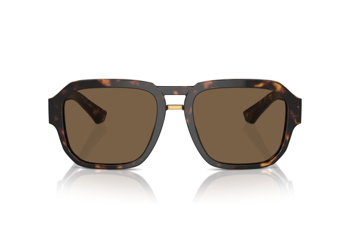 DOLCE & GABBANA - 502/73 L'AVANA | OCCHIALE DA SOLE UOMO - DG 4464 CALIBRO 56