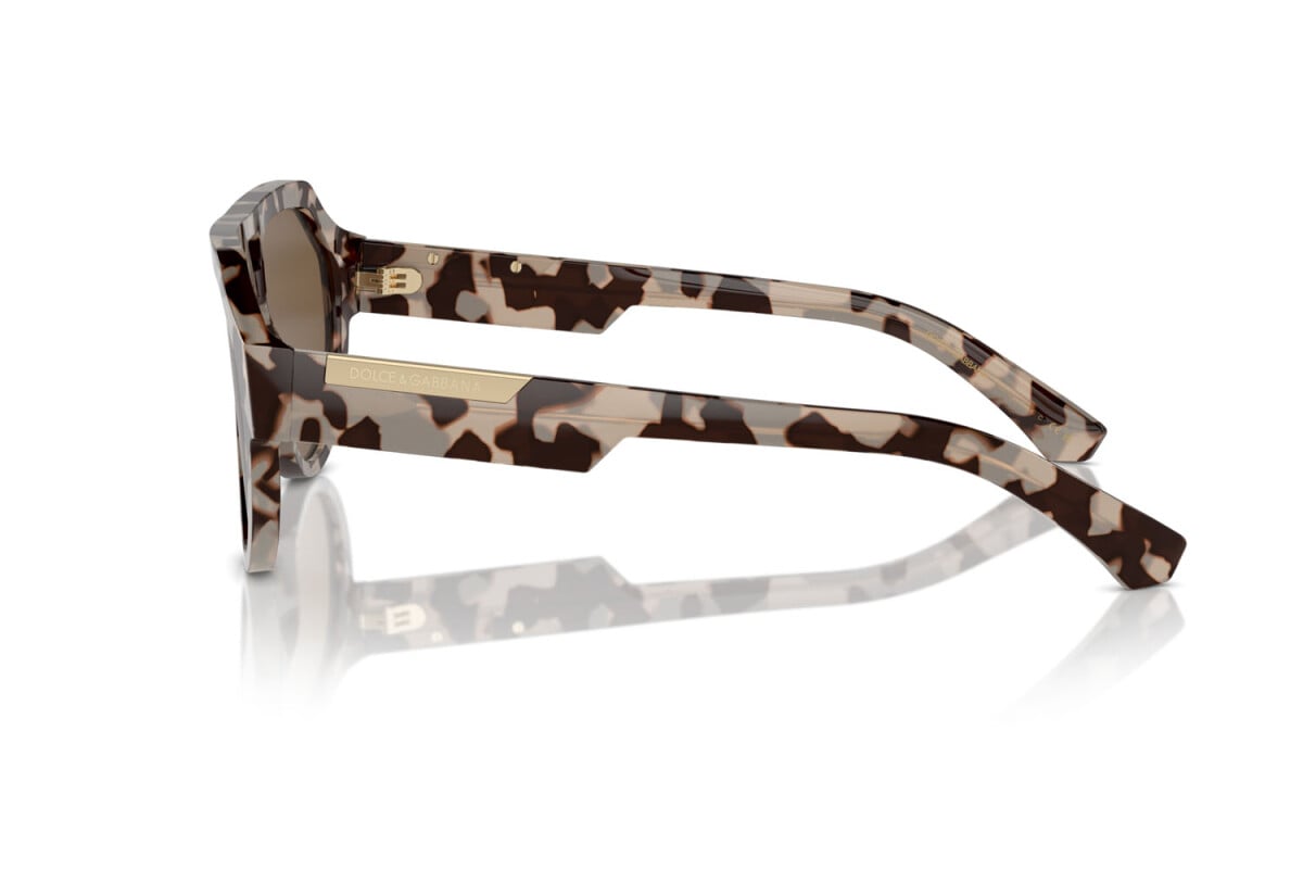 DOLCE & GABBANA - 343473 BEIGE AVANA | OCCHIALE DA SOLE UOMO - DG 4466 CALIBRO 56