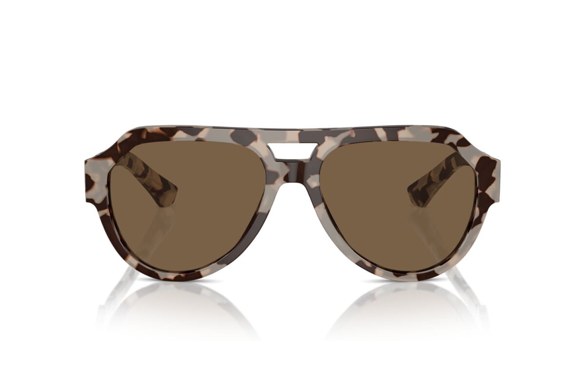 DOLCE & GABBANA - 343473 BEIGE AVANA | OCCHIALE DA SOLE UOMO - DG 4466 CALIBRO 56