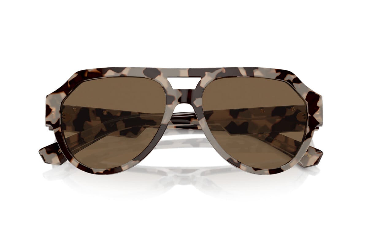 DOLCE & GABBANA - 343473 BEIGE AVANA | OCCHIALE DA SOLE UOMO - DG 4466 CALIBRO 56