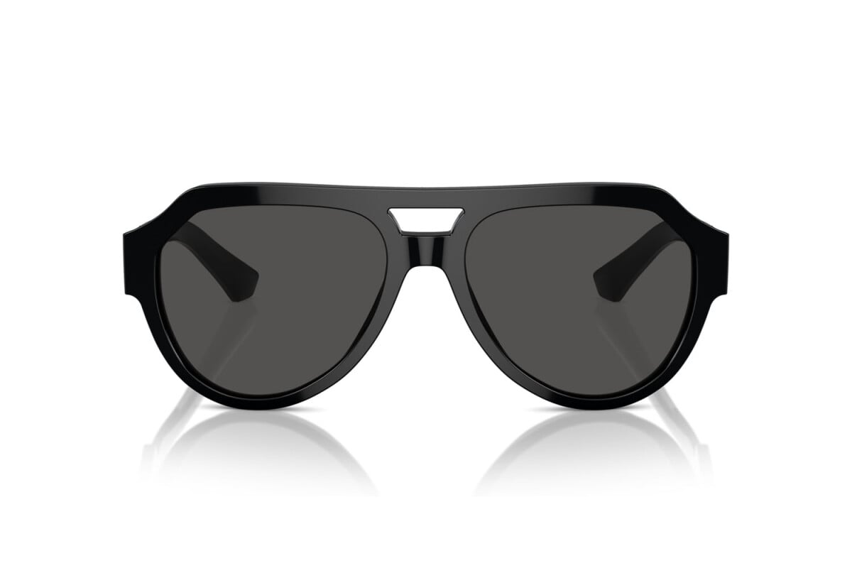 DOLCE & GABBANA - 501/87 NERO | OCCHIALE DA SOLE UOMO - DG 4466 CALIBRO 56