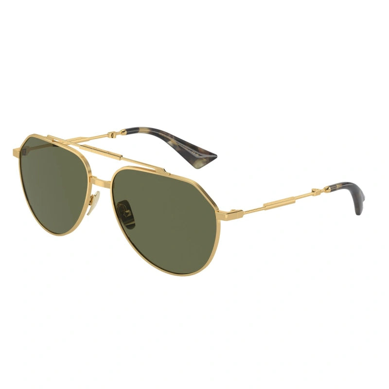 DOLCE & GABBANA - 21217 ORO | OCCHIALE DA SOLE UOMO - DG 2302 CALIBRO 60