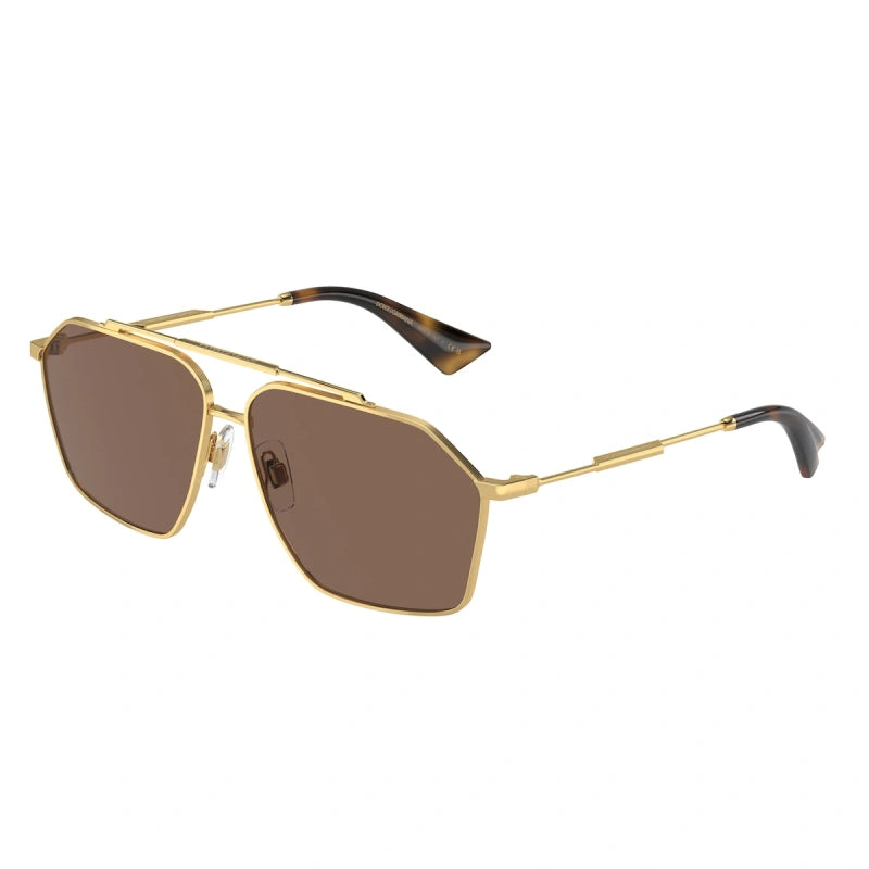 DOLCE & GABBANA - 26696 ORO | OCCHIALE DA SOLE UOMO - DG 2303 CALIBRO 61