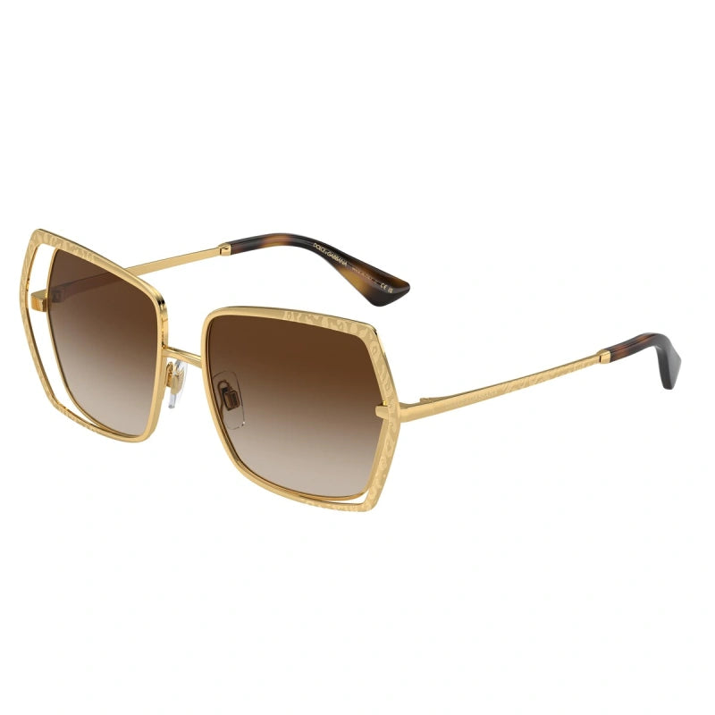 DOLCE & GABBANA - 45335 ORO | OCCHIALE DA SOLE DONNA - DG 2306 CALIBRO 55