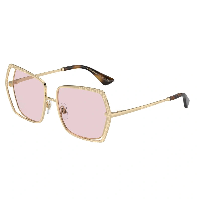 DOLCE & GABBANA - 488/P5 ORO PALLIDO | OCCHIALE DA SOLE DONNA - DG 2306 CALIBRO 55